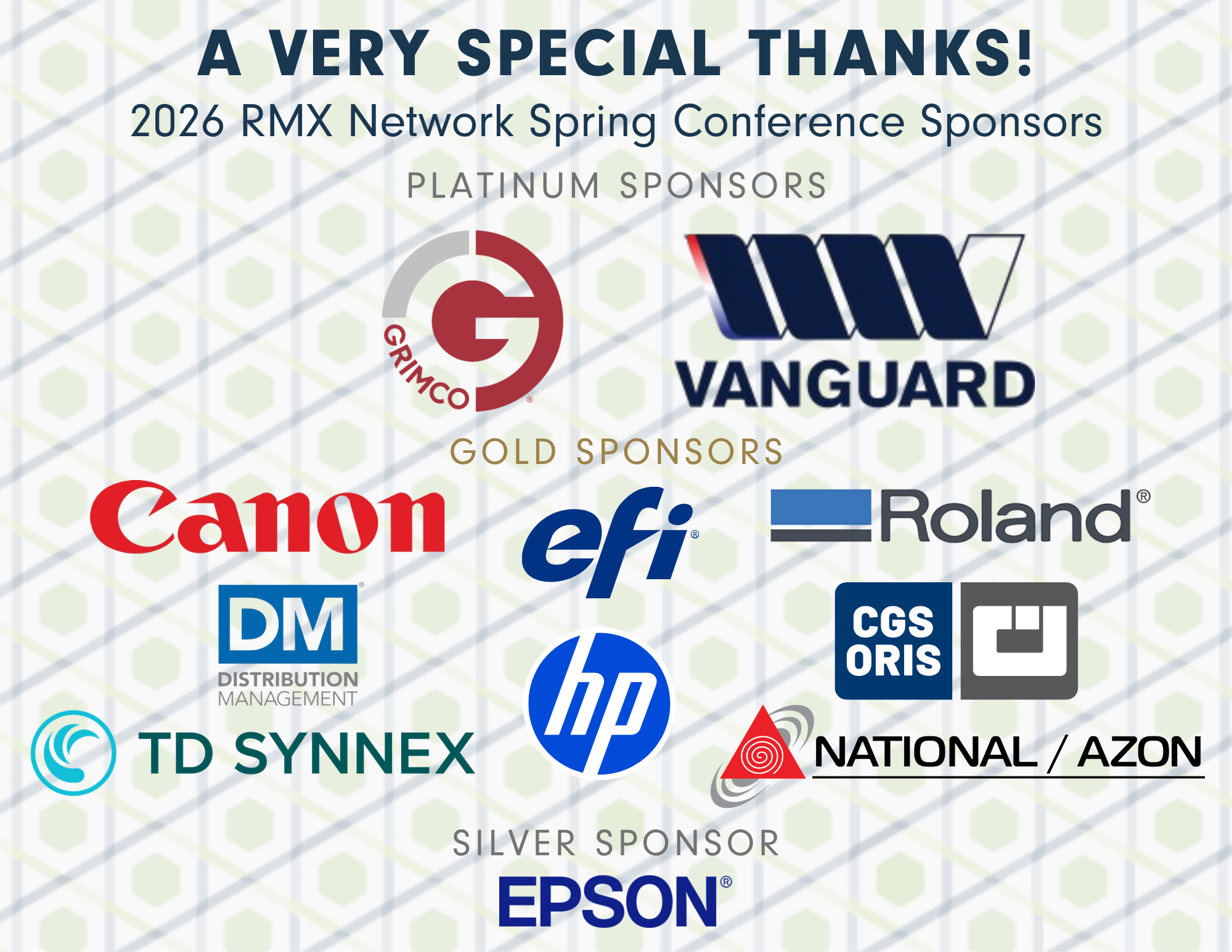 Spring 2026 Conference Sponsors